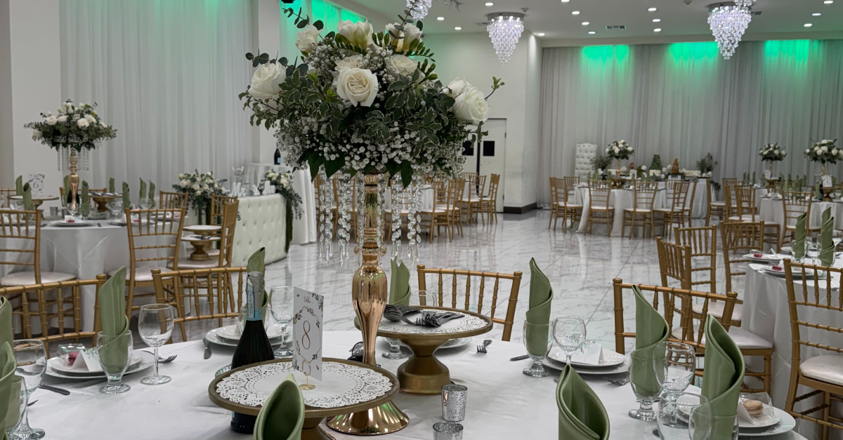 Indoor event venue setup at Vivaldi Venues
