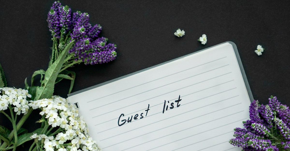 Custom Event Menu Planning Based on Guest List